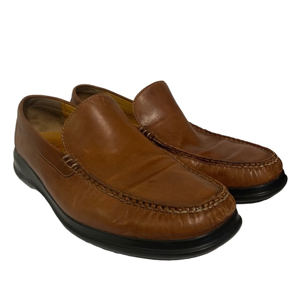 Cole Haan Other - Cole Haan men’s brown leather loafers with Nike Air soles size 11